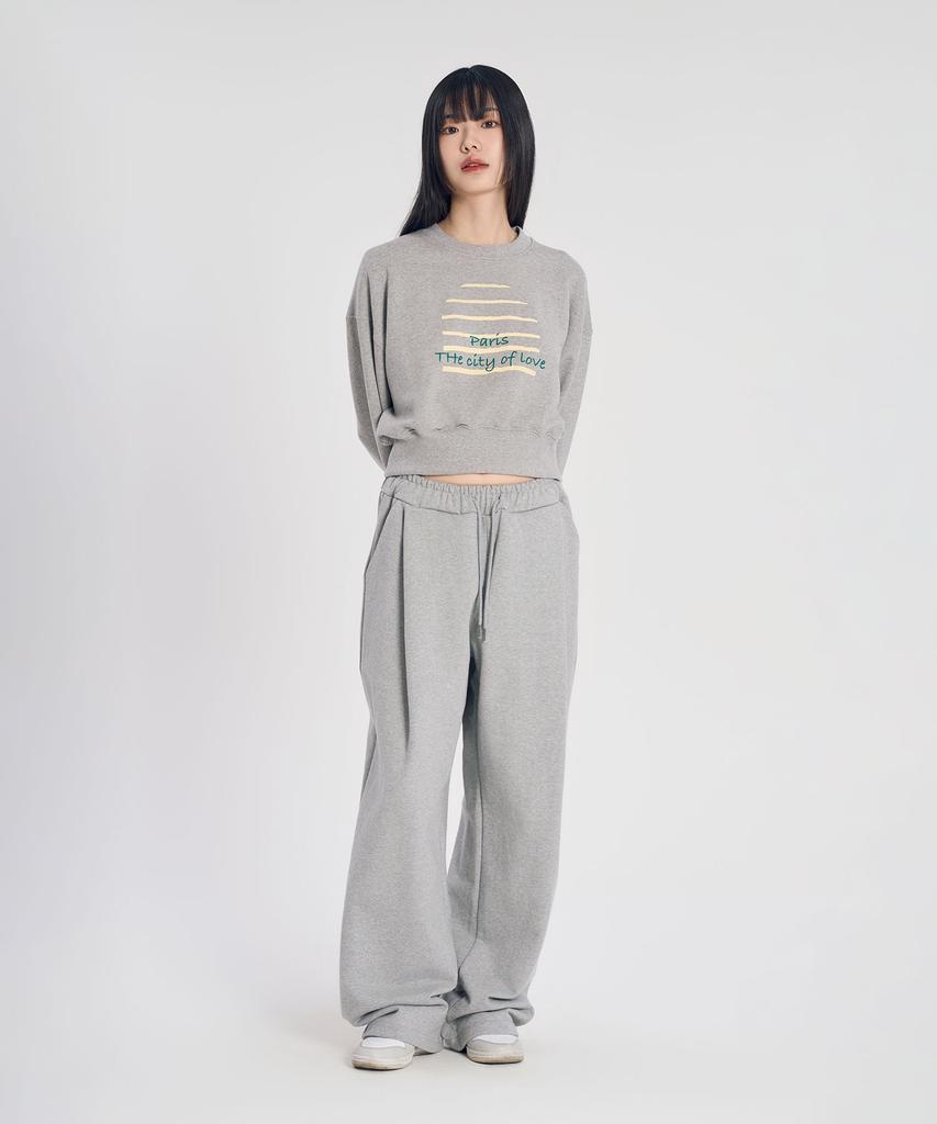 SLOW RECORD HOUSE One-Pleat Sweatpants - 2 Colors