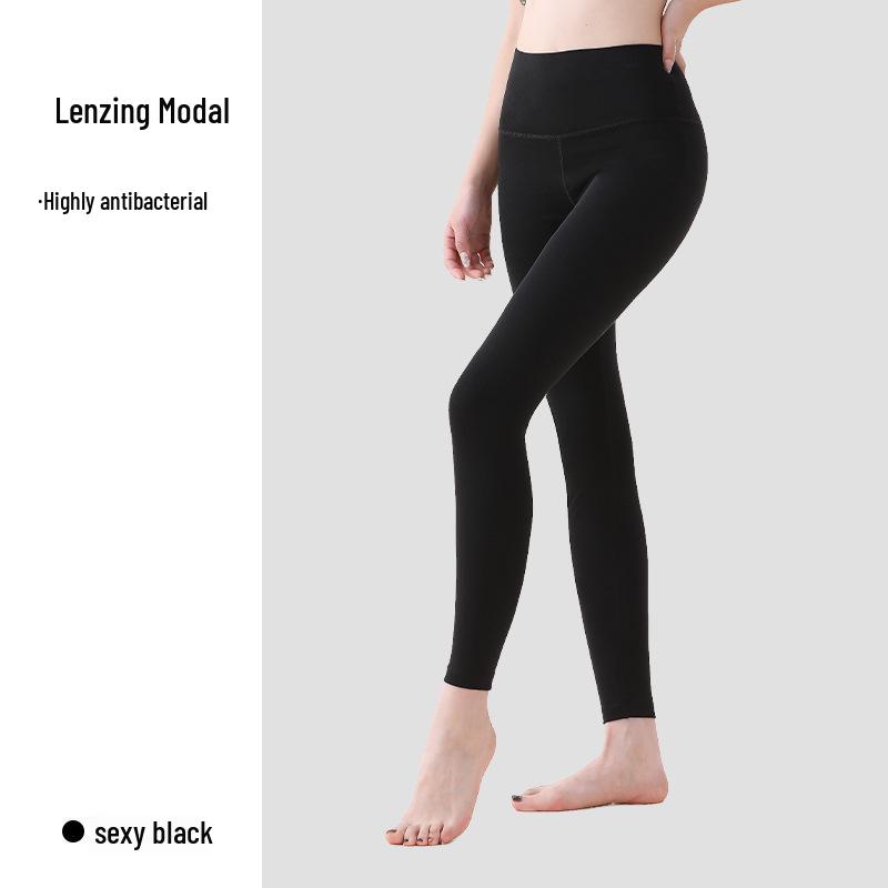 

Женские леггинсы Shengge из модала с высокой посадкой и карманом: Тепло, Защита живота, Антибактериальный, Коллекция Осень/Зима. L (110-125 pounds)