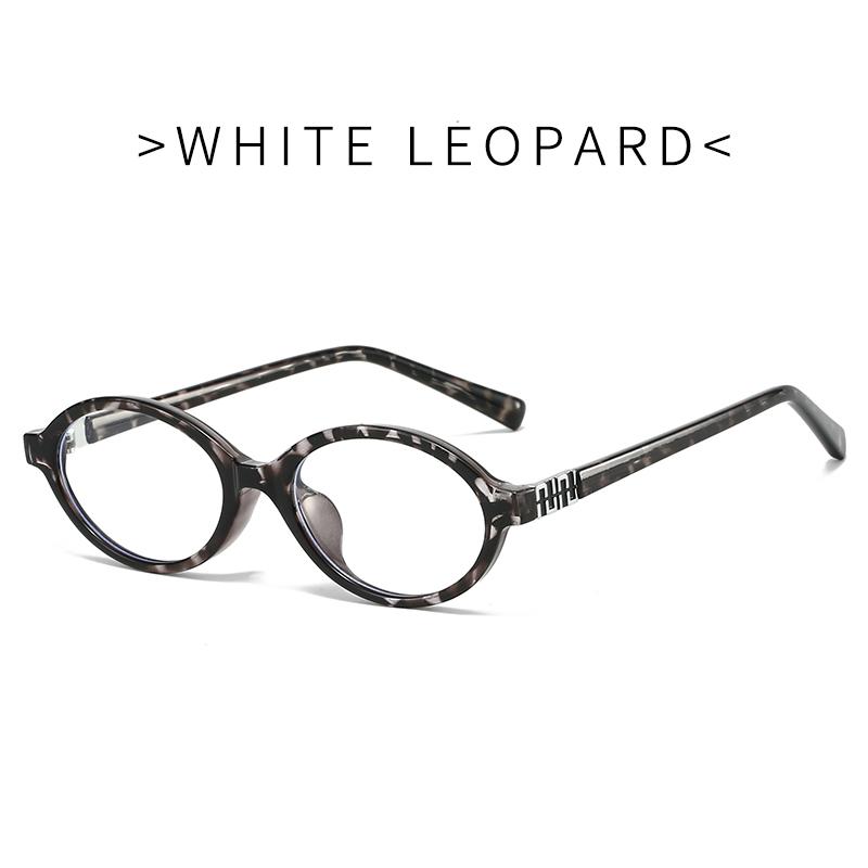 Fashion Small Oval Glasses Frame Women Anti Blue Light Ins Popular Blue Light Blocking Eyeglasses Ladies