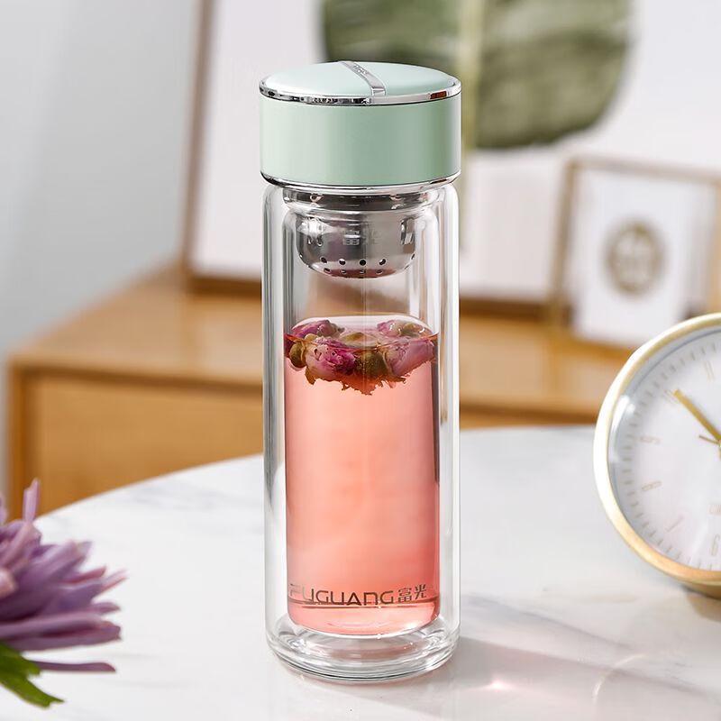 

Fuguan Lingyu 220ml Double-Layer Glass Cup