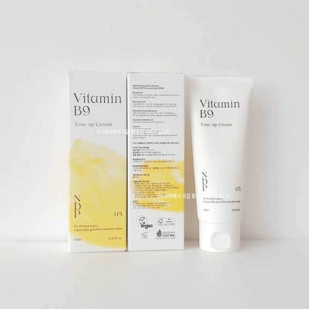 NDP Natural Derma Project Vitamin B9 Tone-Up Whitening Cream 65mL