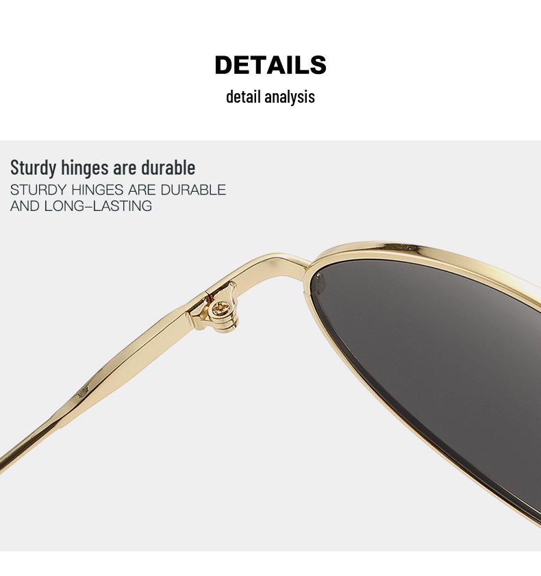2026 European & American Retro Cat Eye Sunglasses: Street Style Slimming & Sun Protection for Women