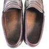 80s-90s USA Vintage Allen Edmonds Walden Leather Loafer Moccasin Wide 10EEE / 28.0cm / Dark Brown Dress Shoes(USED)