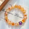 10Mm Retro Natural Honey Milk Cover Citrine Amethyst Bracelet Basic Commuter Bracelet