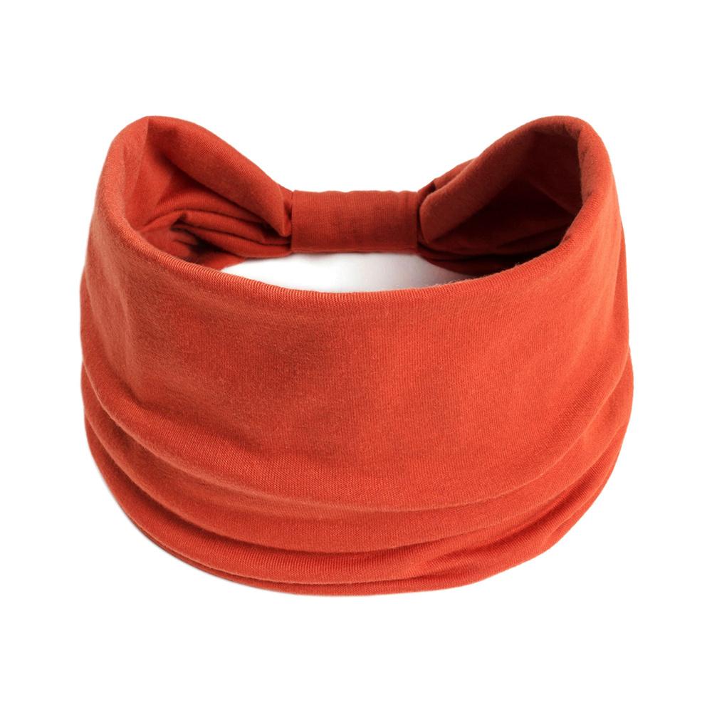 Wide Headbands for Women Stylish Head Wraps Boho Hairbands Sport Yoga Turban Cotton Non-Slip Bandana Hair Accessories