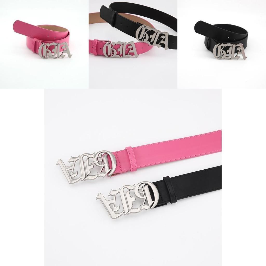 Women's Casual Jeans Belt New Fashion Decorative Smooth Buckle Korean Style Simple Chic Belt In Stock