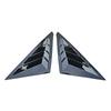 Car Rear Louver Window For Honda Civic 11th Hatchback   2024 2025 Side Shutter Air Vent Scoop Shades Cover Trim Blinds