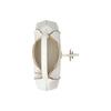 Tods T Timeless Brand T-Shaped Metal Pendant Zipper Closure Leather Hobo Bag Women Bags White XBWTSBS0200Q8EB015