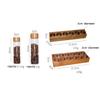 Wooden Coffee Beans  Flower  Tea  Display Rack Stand  Glass Test Tube Sealed Storage Cereals canister