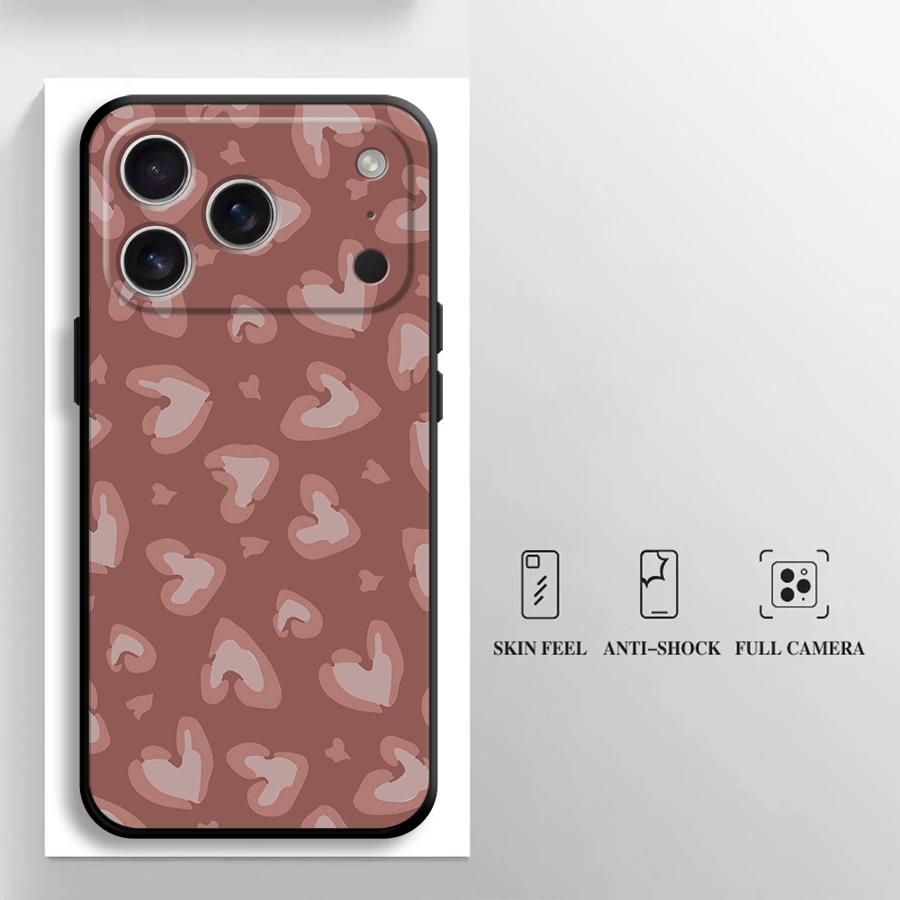 Case for Apple iPhone 17 Pro Max XR XS MAX 14 12 15 Pro 7 8 Air 16 13 11 Funda Phone Cover Leopard Print