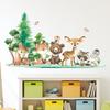 1Pc Cartoon Cute Bear Deer Smiling Animal Wall Stickers for Bedroom Living Room Nursery Decoration Wall Decals Kids Room Decor