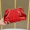 Bridal Sparkling Clutch Bag With Chain For Evening Events And Formal Parties