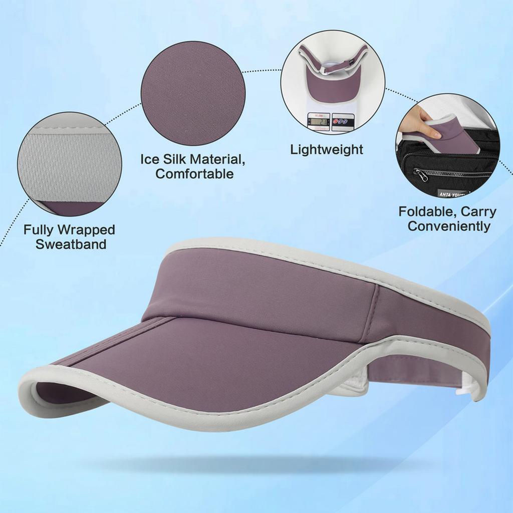 Unisex Hat, Running Sports Sun Hat, Monochrome Empty Top Hat