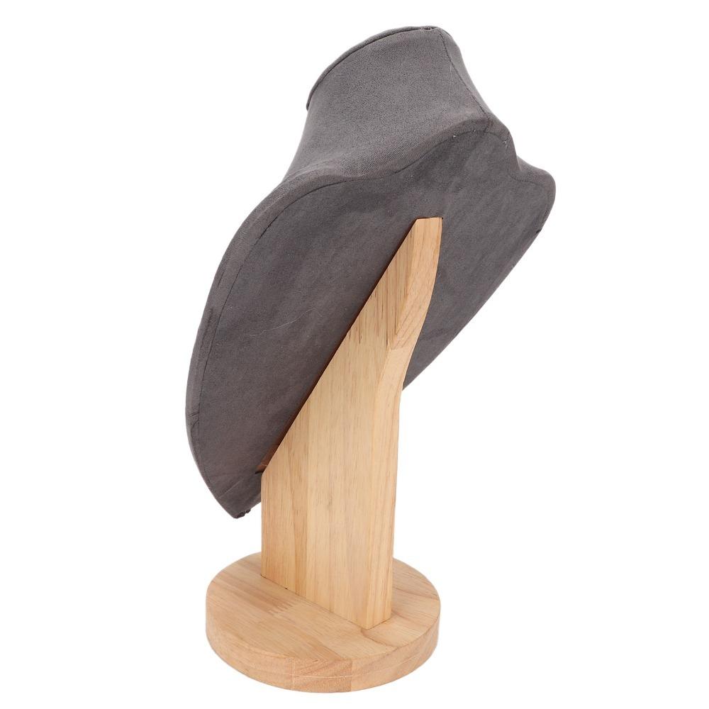 Holz Mittlerer Hals Mannequin Schmuckhalter Handgemachter Schmuck Fertigprodukt Ausstellung
