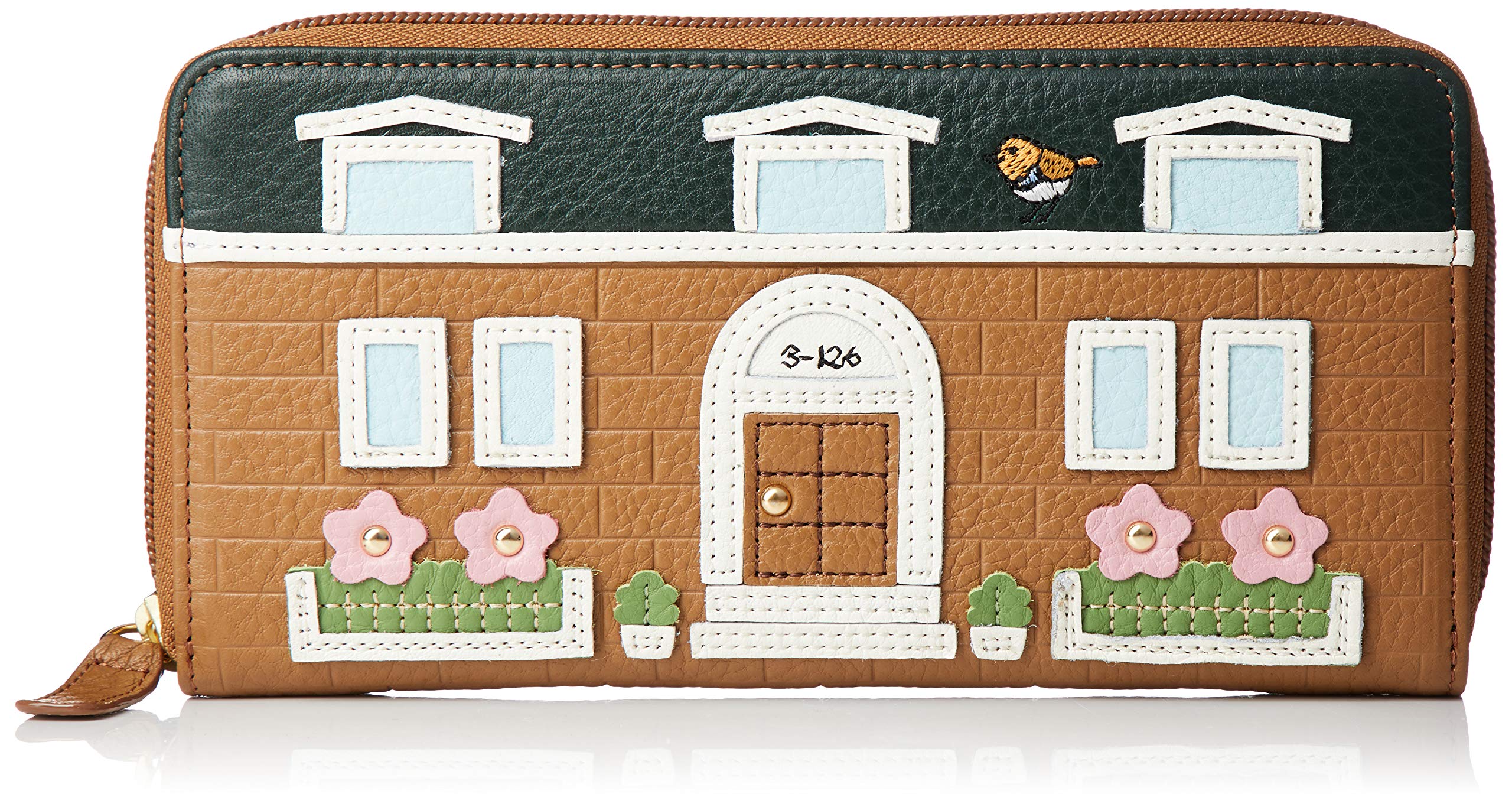 

Long Wallet British House ZH0336 Green 63321 [Kitamura] Oak/Dark [Brown]