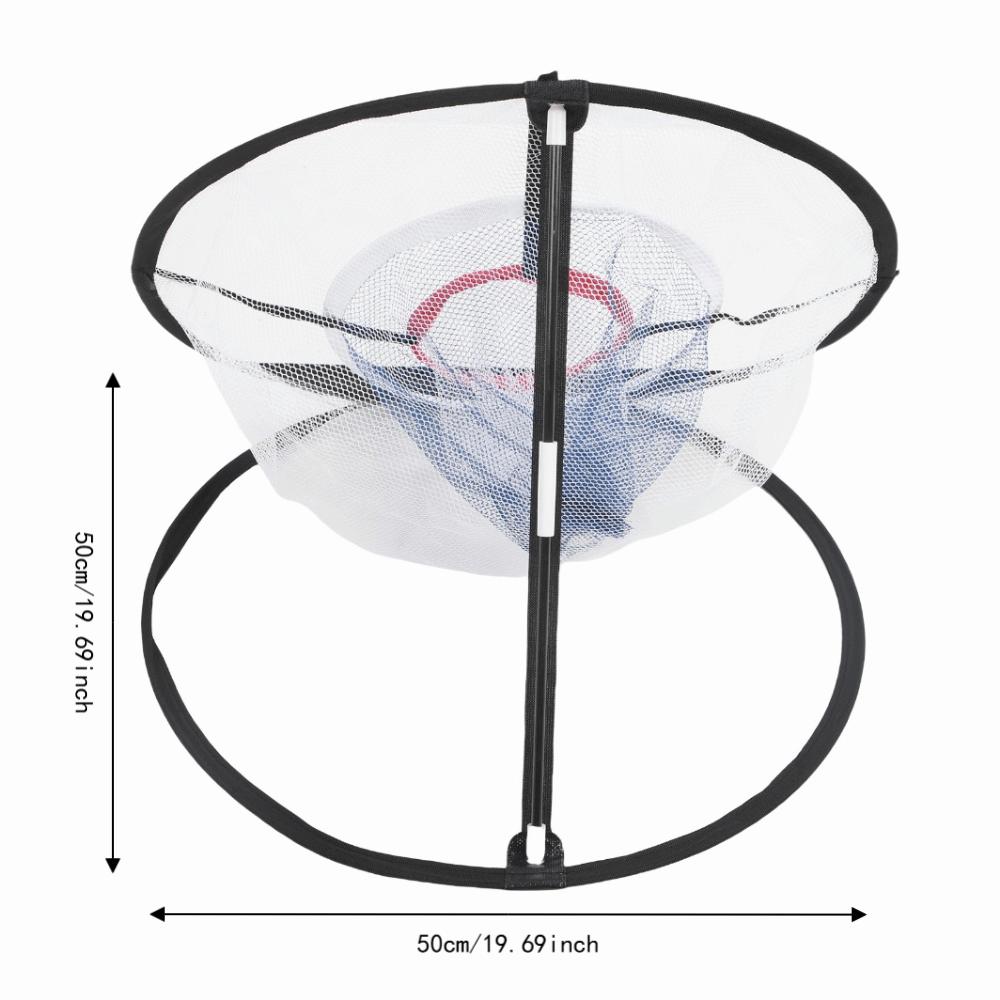 2pcs Foldable Golf Chipping Net Nylon Golf Net Compact Golf Practice Net  Swing Accuracy