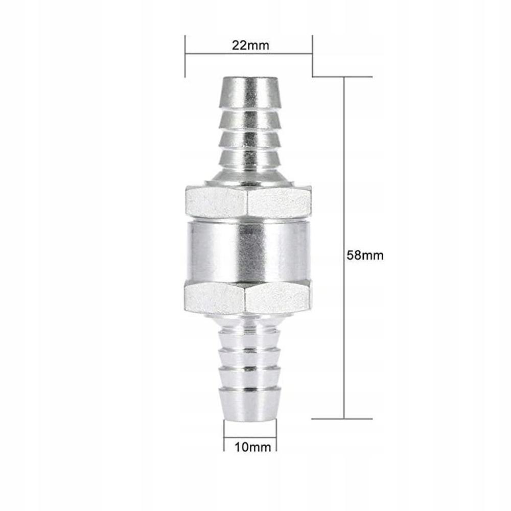 Zawor Zwrotny Pompy Paliwa Metalowy Zaworek 10Mm