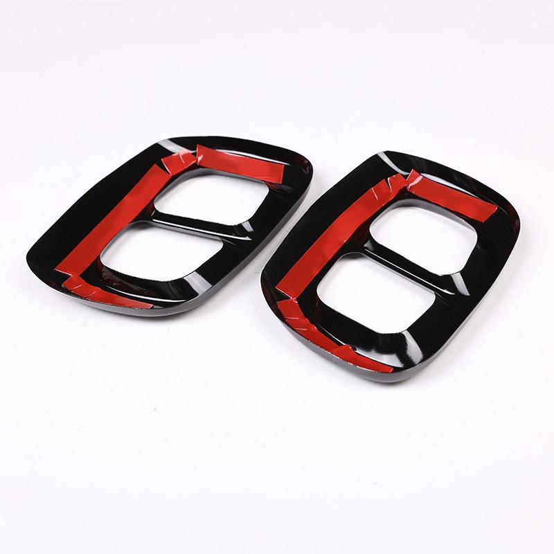 2pcs Glossy Black Stainless Steel For Mercedes Benz GLA Class X156 Car Exhaust Output Tail Cover Trim For Infiniti Q30