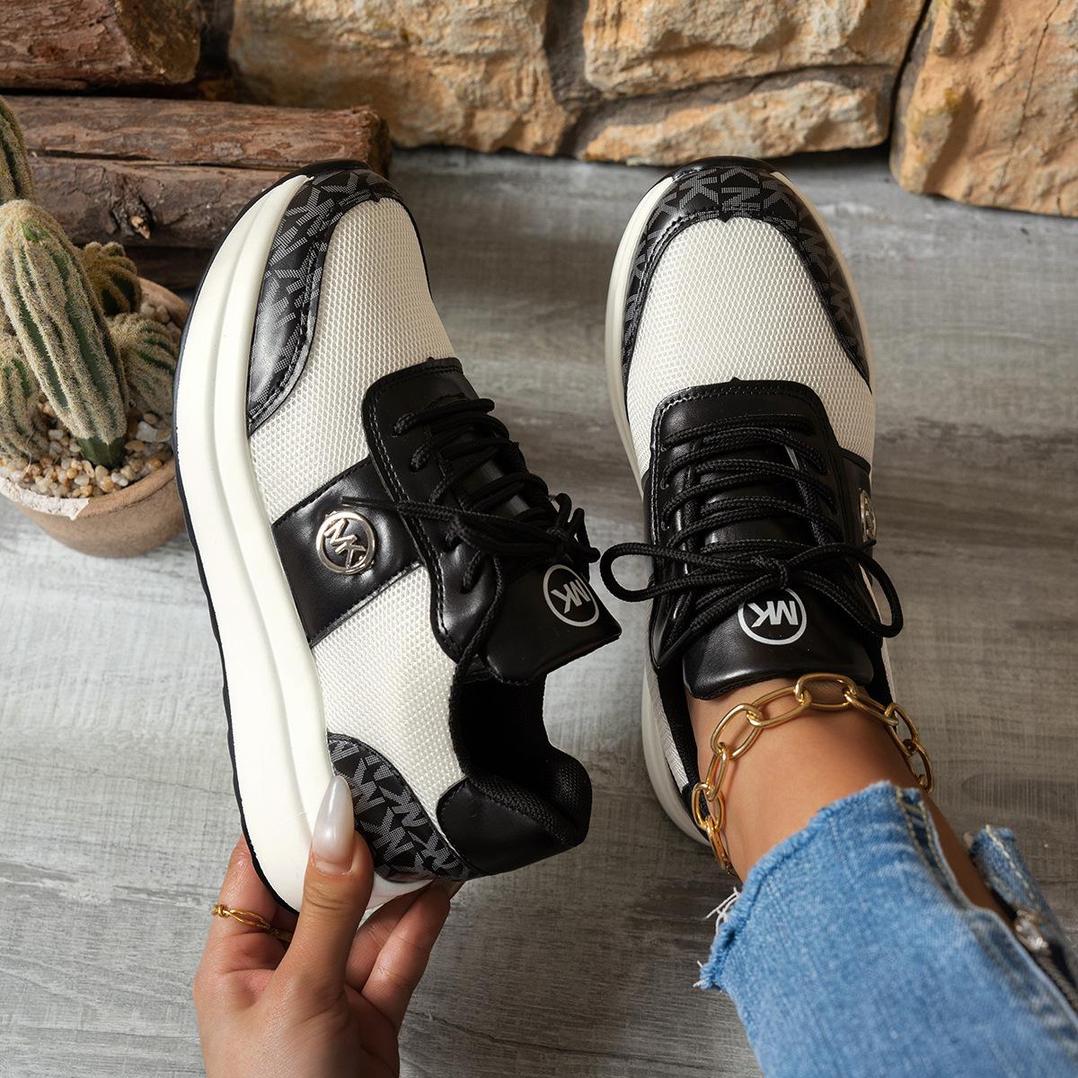 

Spring new foreign trade large size women s casual wedge heel sports shoes straps large size mesh single shoes polyurethane sole 36 белый