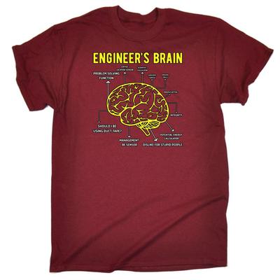 Engineers Brain - Mens Funny Fashion T-Shirt Tshirts Tees Tee T Shirt Shirts