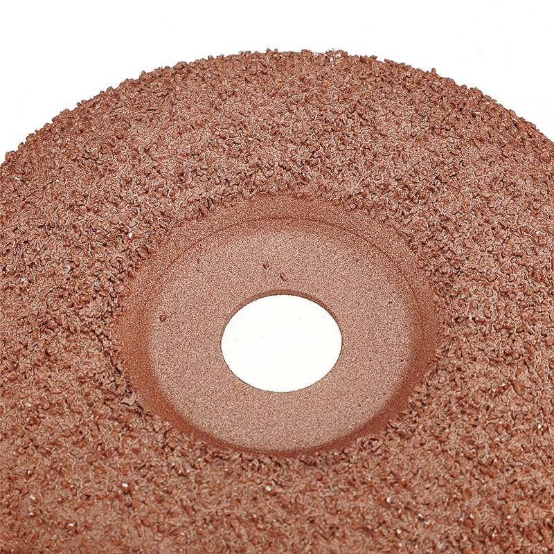 4 Inch Tungsten Carbide Coating Wood Carving Disc Shaping Disc 100mm Diameter 16mm Bore for Angle Grinder