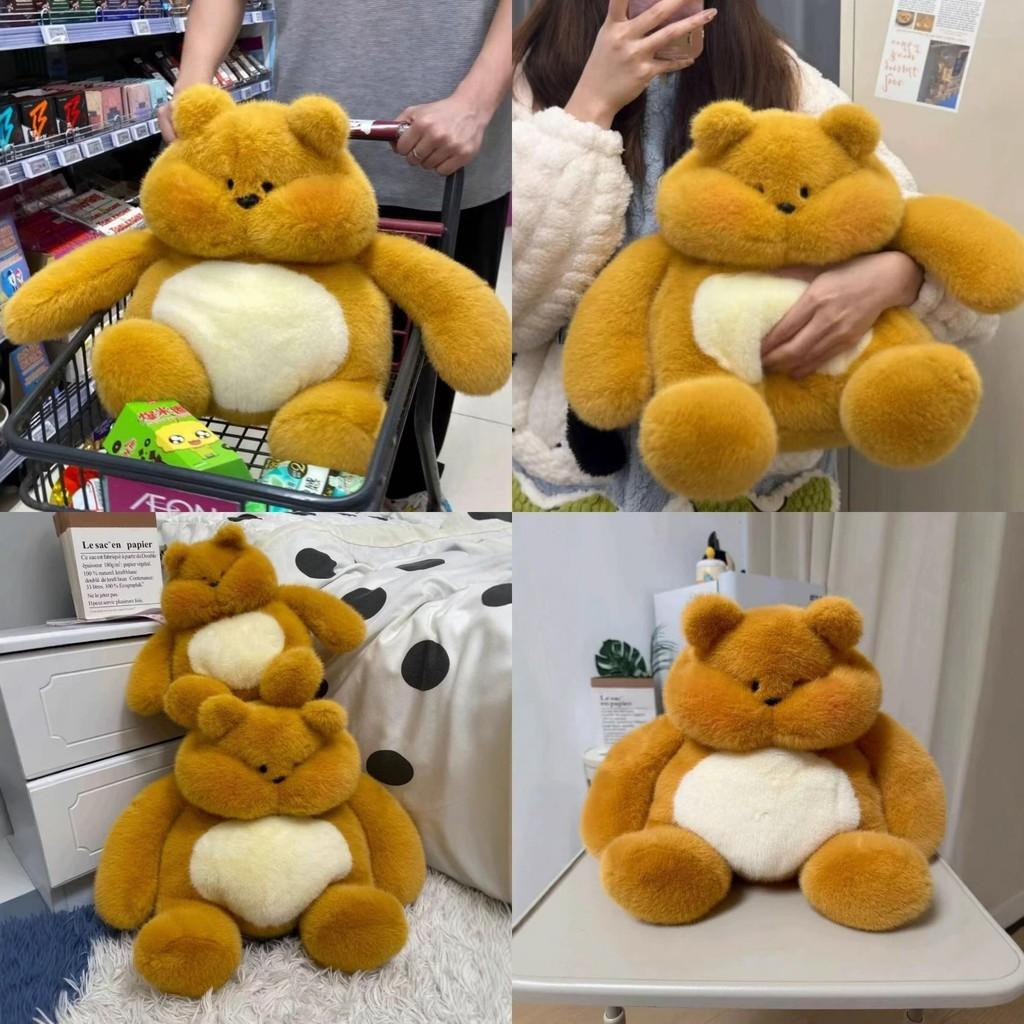 Cartoon Adorable Plush Toy Bear Pp Cotton Filling Children Sleep Comfort Play