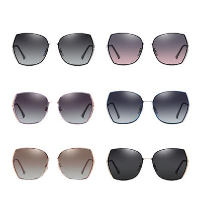 Nuevas Gafas de Sol Polarizadas de Moda Tac con Montura Grande Europea y Americana Tendencia para Mujer Gafas de Sol para Conducir