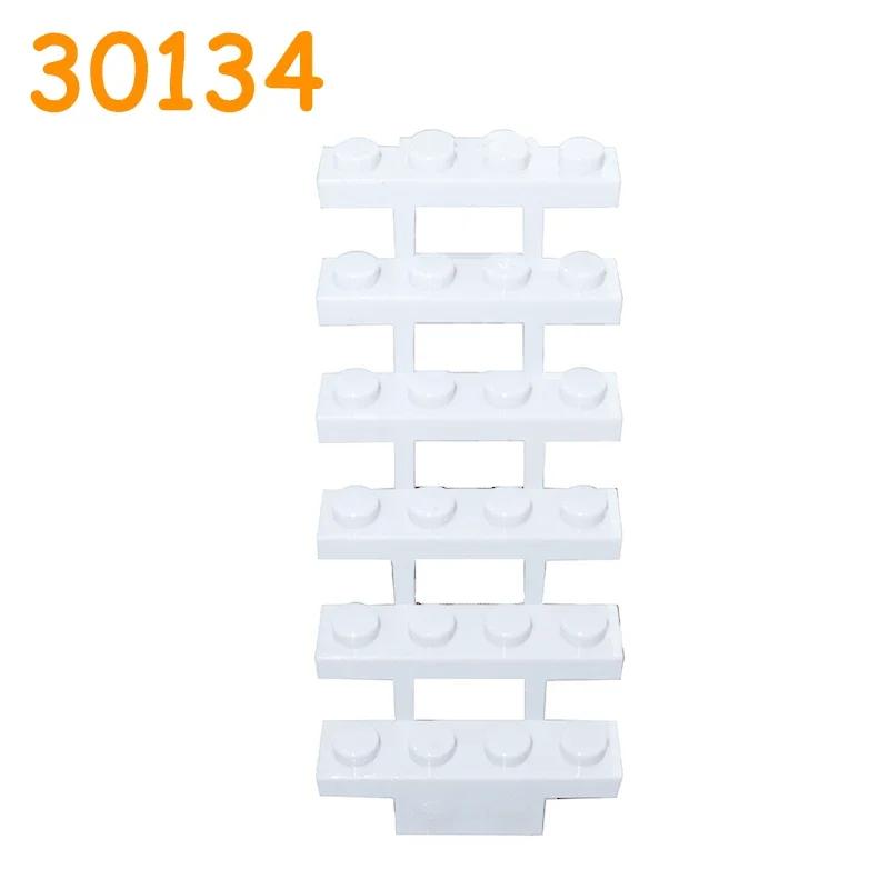 Non-Toxic Railing Stair Barrier Ladder Guard Bar Castle Garden Farm Military Building Block Moc Part Fence City Accessories Assemble Brick