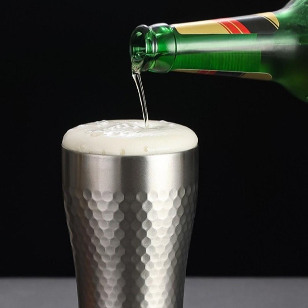 Double-Wall Beer Cups Stainless Steel Juice Tea Cup New Cold Water Drinks Cup Kitchen
