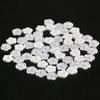 Round Flower Shape Buttons Pearlescent 11mm Decorative Buttons Two Holes Sewing Accessories Scrapbook Decoration