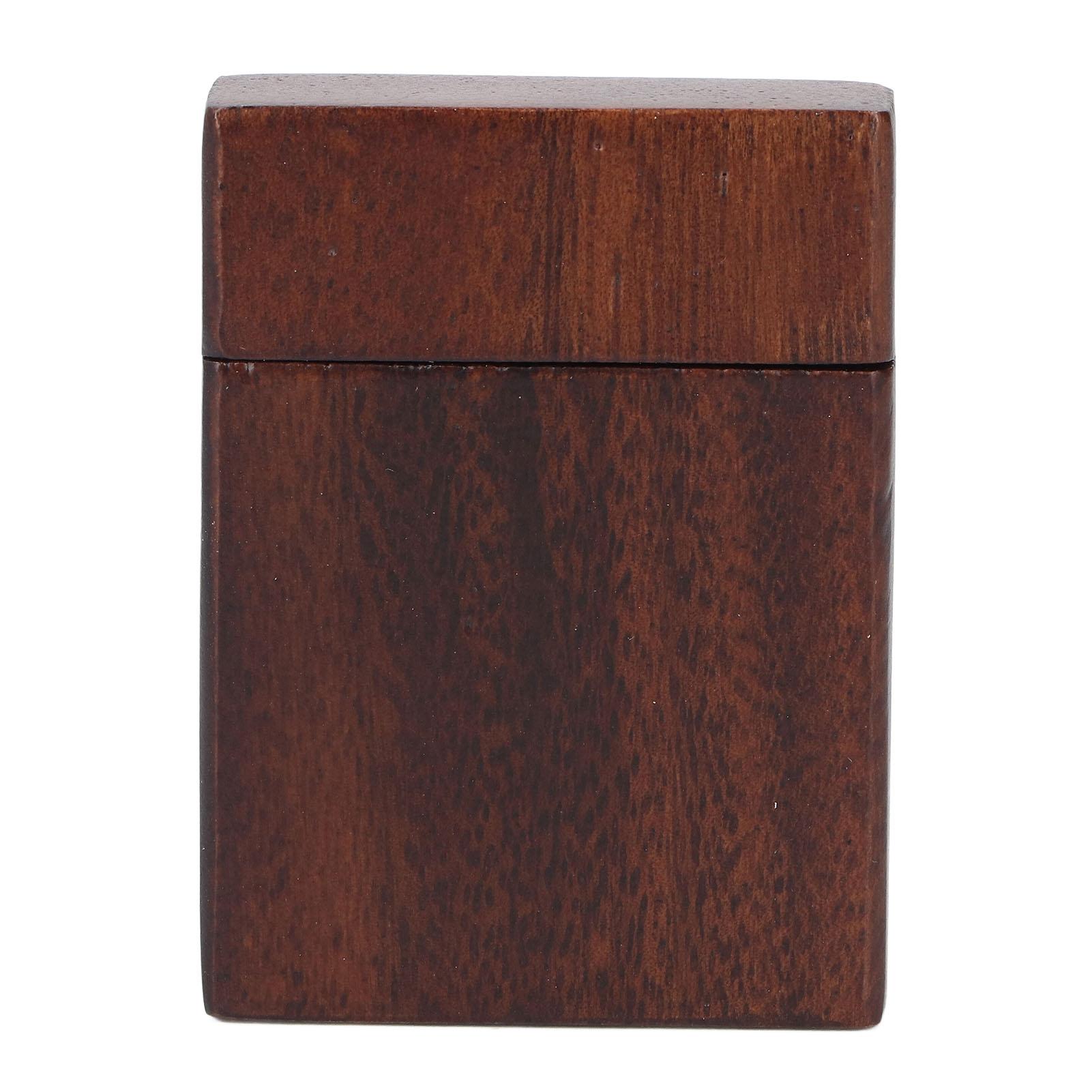 

Деревянная коробка для выбора гитары, черный орех, уникальная легкая форма, плавный винтажный держатель для медиатора Without Pick