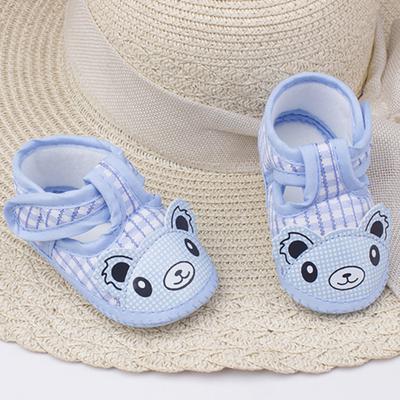 Babies Toddlers Cartoon Bear Breathable Anti-slip Soft Sole Prewalker Flat Shoes