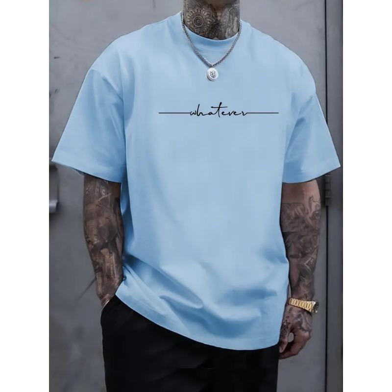 Letter Printed Cotton Tees Women Men Casual Short Sleeved Round Neck T-shirt for Summer