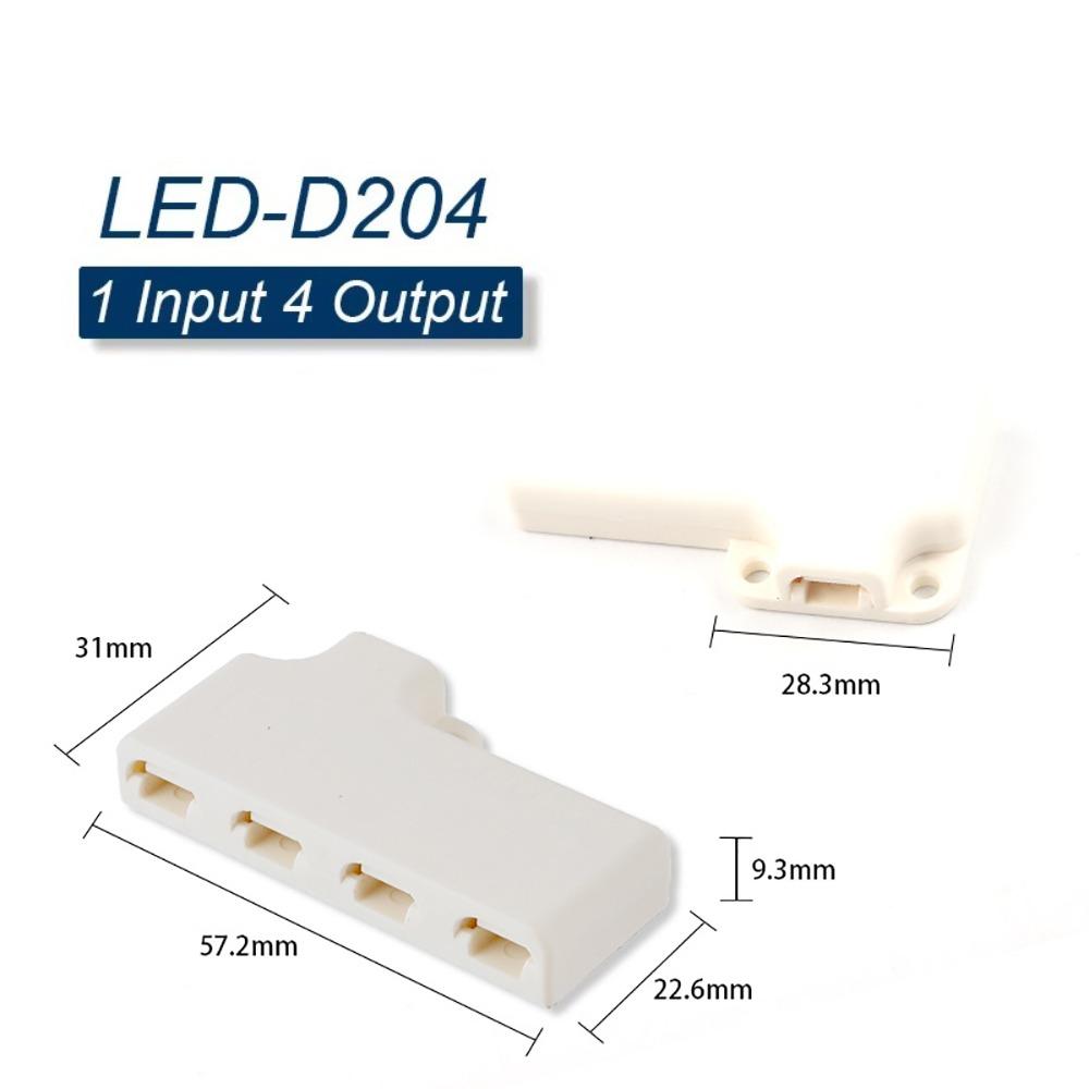 18~22AWG Wire Splitter Connector Pluggable LED Connectors New Crimp Terminals