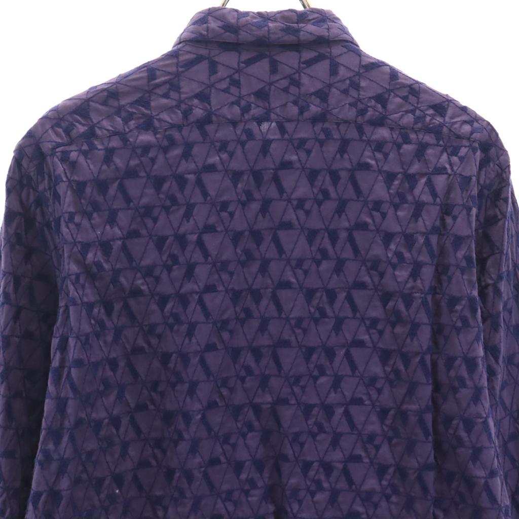 LANVIN en Bleu made in Japan Overall handle Long sleeve shirt 48 purple Men's Used