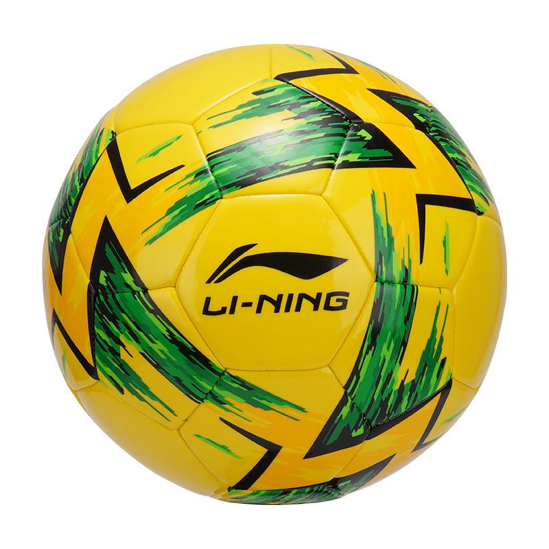 Li Ning Size 4 5 Size Soccer Ball Machine Stitched Soccer Ball Unisex Yellow LFQK739-1-2024 Size 4 Ball