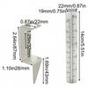 5 Inch Weatherproof Glass Rain Gauge with Sturdy Stainless Steel Frame