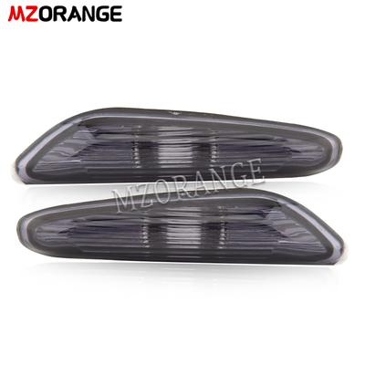 2 Pcs Smoked Side Marker Turn Signal Lamp Repeater for BMW E46 E60 E61 X3 E83 Blinker Indicator Fender Lamp Car Accessories