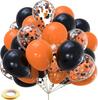 Halloween Balloon Arch Set Halloween Balloon Party Background Decoration Aluminum Film Latex Balloon Set