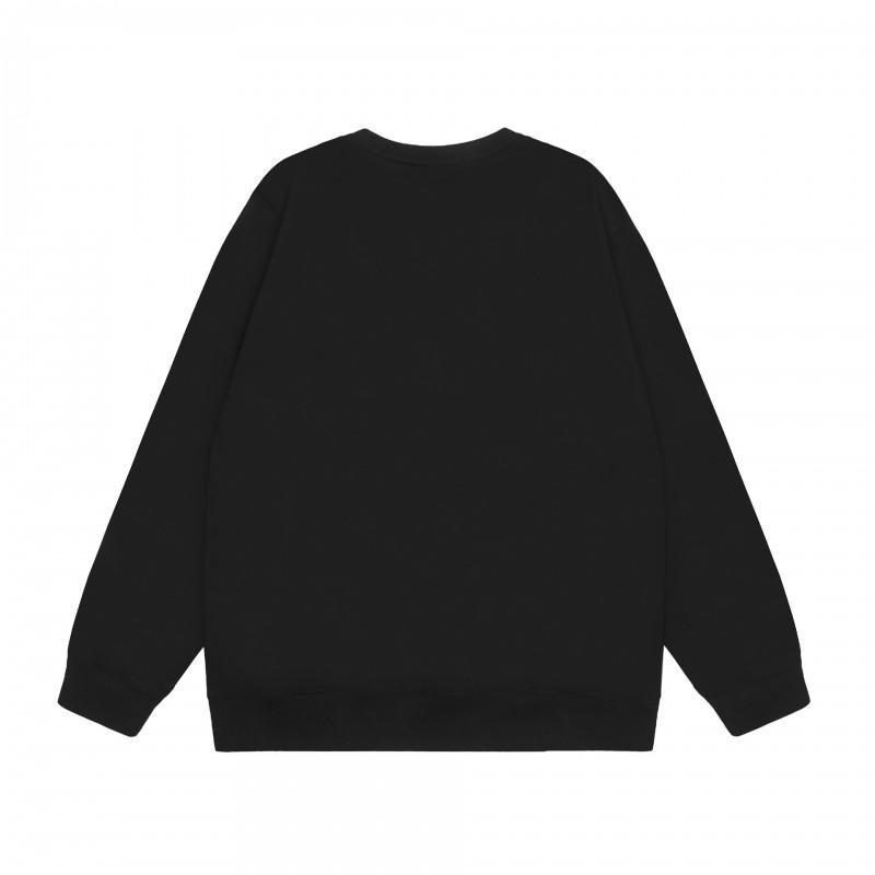 Casa Tennis Club Grafikprint Rundhals-Sweatshirt Unisex Lockere Passform Langarm Baumwoll-Oberteil Freizeitkleidung