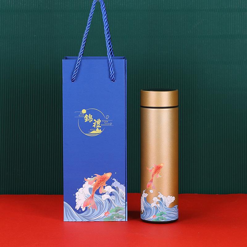 Gift Stainless Steel Smart Insulated Mug Double Vacuum Straight Mug Gift Mugs