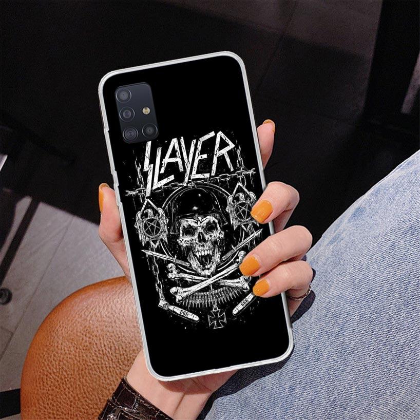 Slayer Heavy Metal Rock Band Phone Case For Samsung Galaxy A52 A32 A22 A12 A51 A31 A50S A30S A20S A10S Note 20 Ultra 10 Plus S10