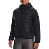 Under Armour Solid Color Hooded Zip-Up Long Sleeve Cotton Jacket Women jackets Black 1375452-001