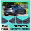 1Set Automotive Tire Mudguard For Tesla Model Y 2025 2026 Waterproof Prevent Mud Splashing Car Mud Flap Fender Trim Accessories