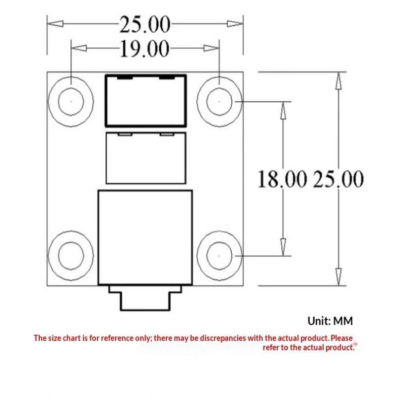 1 szt. 3,5 mm Audio Słuchawkowe Sygnał Transferowy Xh2,54 3-pinowy Zacisk Przewód Obudowa Wzmacniacza Płytka Połączeniowa DIY