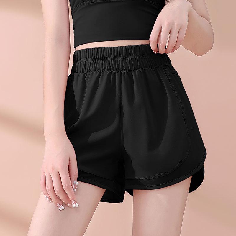 

Женский быстросохнущий комплект для утренней пробежки и йоги - Легкие шорты и футболка с коротким рукавом Medium