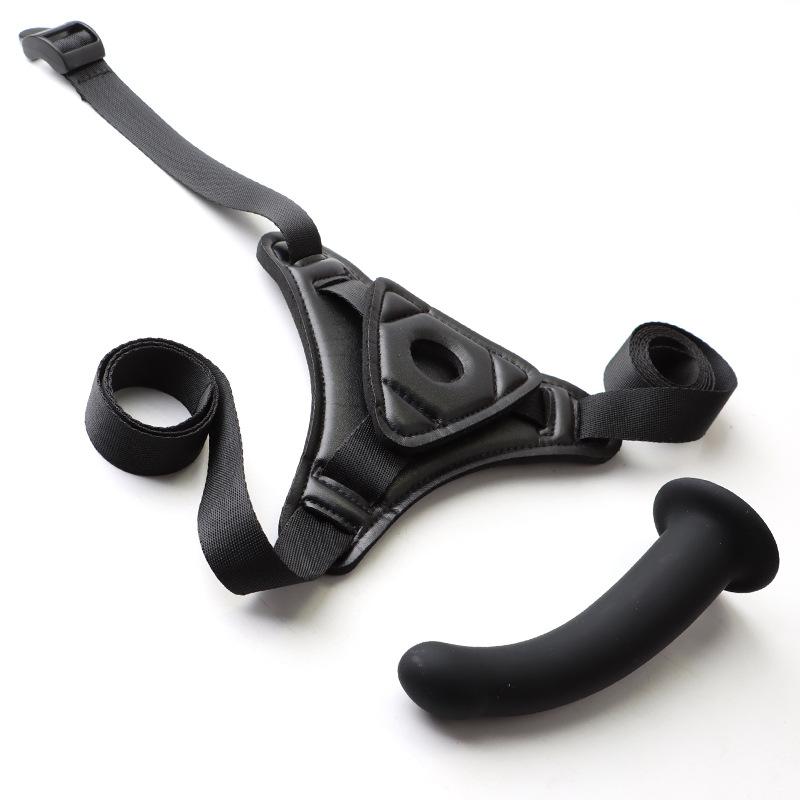 Ženy nosí kožené kalhoty Phallus Sucker Phallus Sex Les Sexy Kalhotky Tool