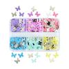 Shimmering Butterfly Sequins Mix Nail Decoration Nail Art Flakes Sparkling Mix for Scrapbooking and Embellishments