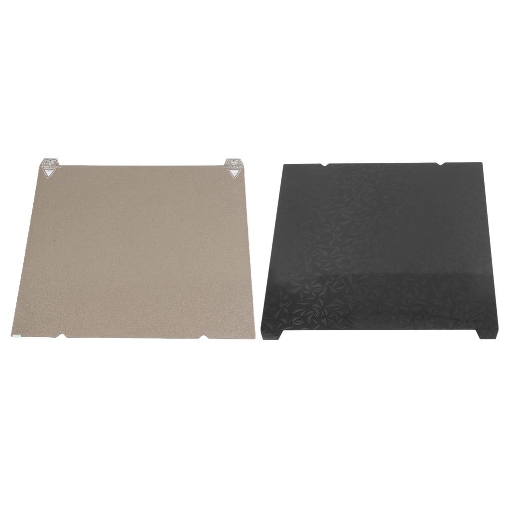3D Printer Bed Plate 310x315mm PEI Textured and PEO Sleek Spring Steel Flexible  for Ender 3