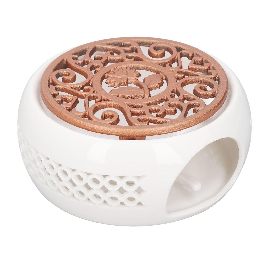 Keramický ohřívač čajové konvice Vydlabaná podložka Konkávní dno Praktický Multifunkční Ohřívač čajové konvice pro Rodinu